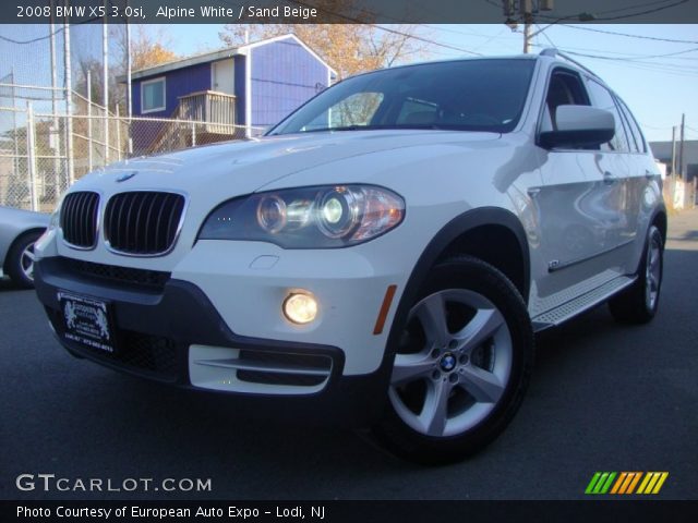 2008 BMW X5 3.0si in Alpine White