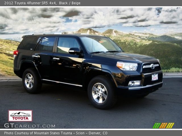 2012 Toyota 4Runner SR5 4x4 in Black