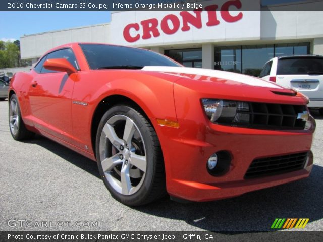 2010 Chevrolet Camaro SS Coupe in Inferno Orange Metallic
