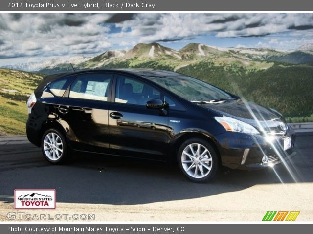 2012 Toyota Prius v Five Hybrid in Black