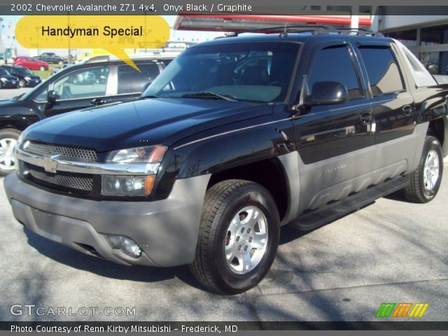 2002 Chevrolet Avalanche Z71 4x4 in Onyx Black