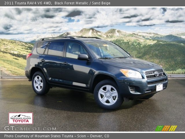 2011 Toyota RAV4 V6 4WD in Black Forest Metallic