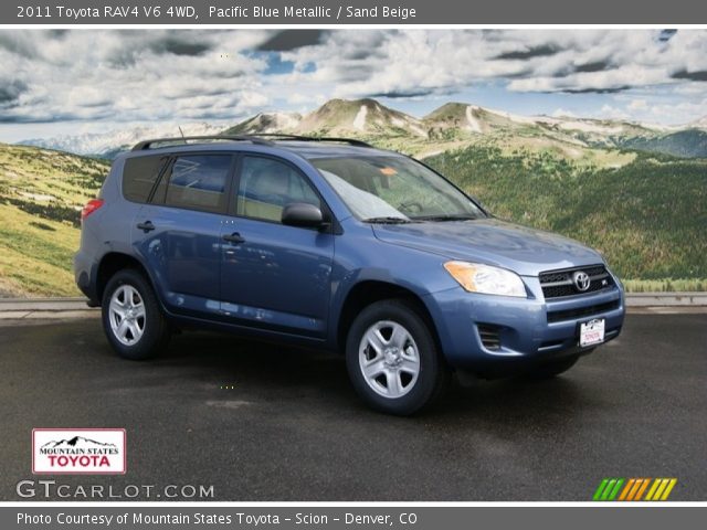 2011 Toyota RAV4 V6 4WD in Pacific Blue Metallic