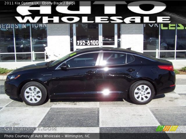 2011 Kia Optima LX in Ebony Black