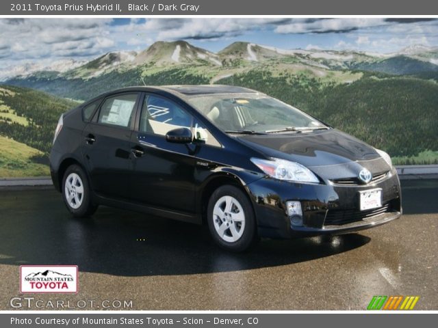 2011 Toyota Prius Hybrid II in Black