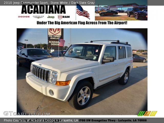 2010 Jeep Commander Sport in Stone White
