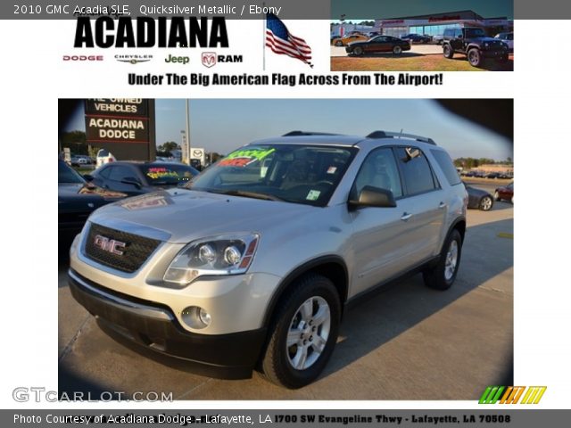 2010 GMC Acadia SLE in Quicksilver Metallic