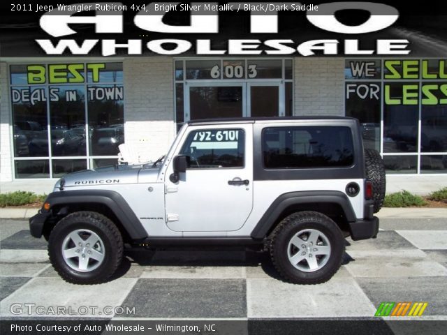 2011 Jeep Wrangler Rubicon 4x4 in Bright Silver Metallic
