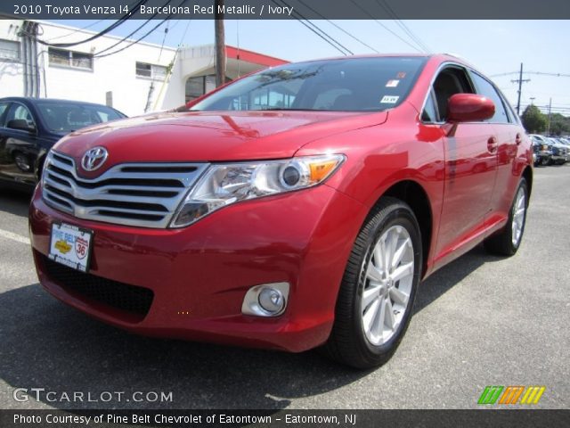 2010 Toyota Venza I4 in Barcelona Red Metallic