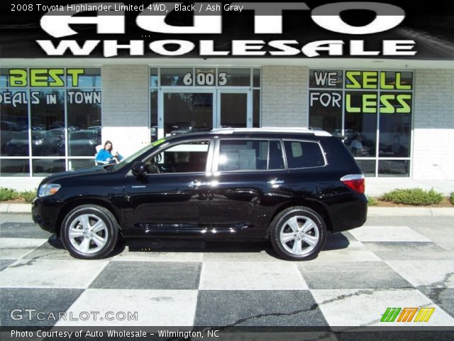2008 Toyota Highlander Limited 4WD in Black