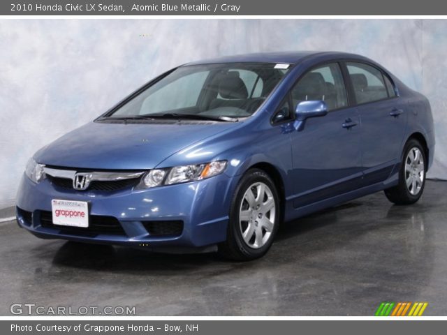 2010 Honda Civic LX Sedan in Atomic Blue Metallic