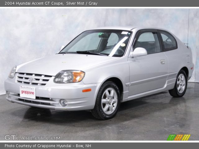 2004 Hyundai Accent GT Coupe in Silver Mist