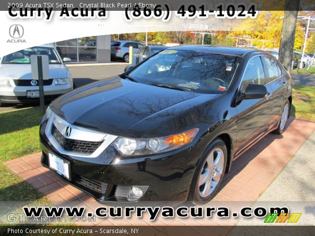 2009 Acura TSX Sedan in Crystal Black Pearl