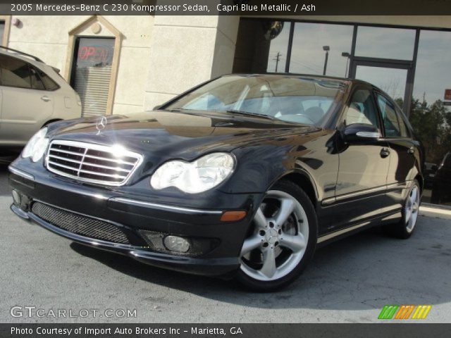 2005 Mercedes-Benz C 230 Kompressor Sedan in Capri Blue Metallic