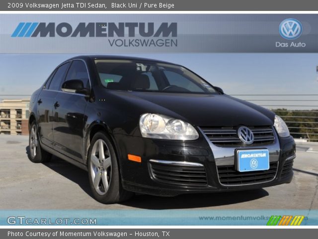 2009 Volkswagen Jetta TDI Sedan in Black Uni