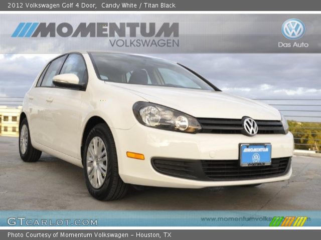 2012 Volkswagen Golf 4 Door in Candy White