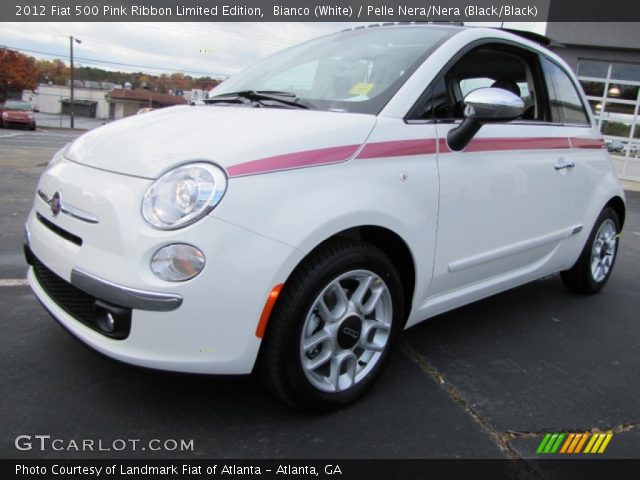 2012 Fiat 500 Pink Ribbon Limited Edition in Bianco (White)