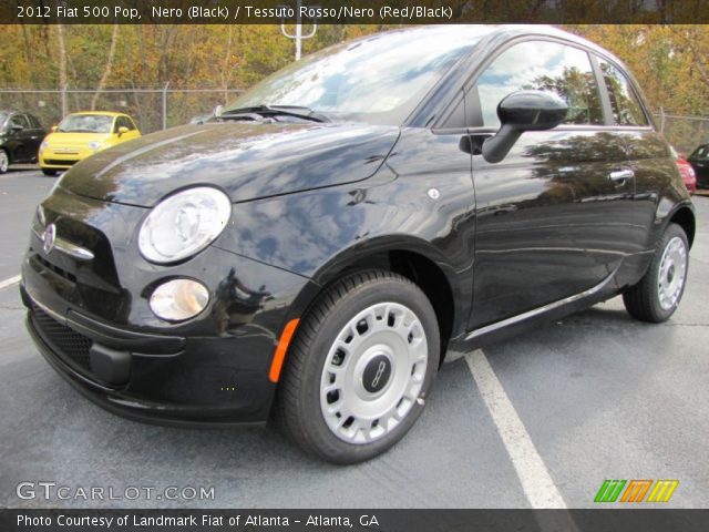 2012 Fiat 500 Pop in Nero (Black)