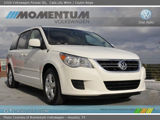 2009 Volkswagen Routan SEL in Calla Lilly White