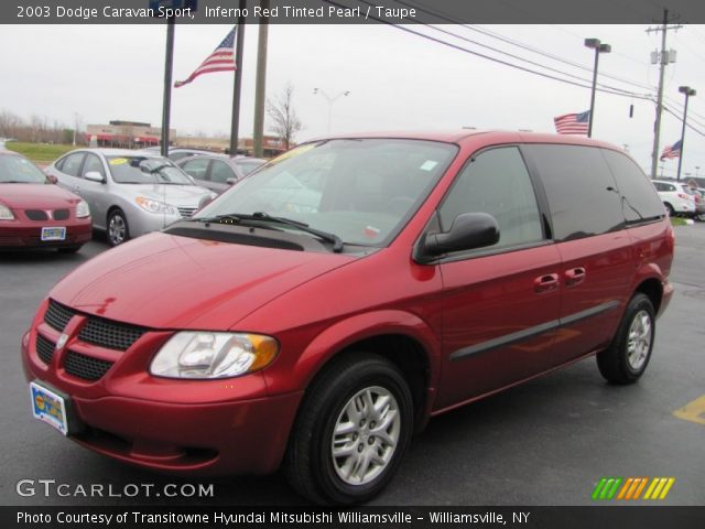 2003 Dodge Caravan Sport in Inferno Red Tinted Pearl