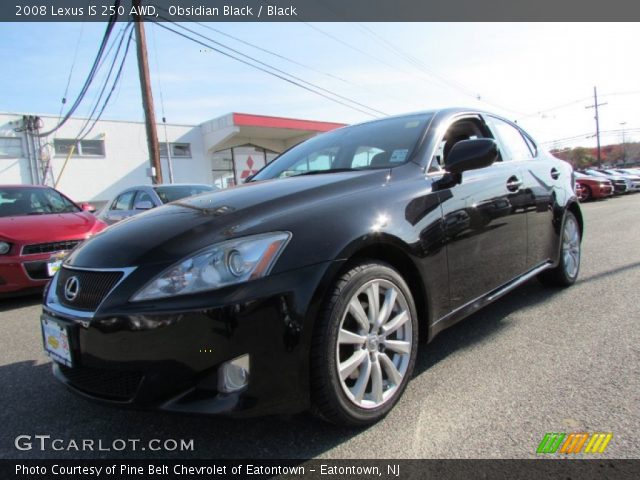 2008 Lexus IS 250 AWD in Obsidian Black