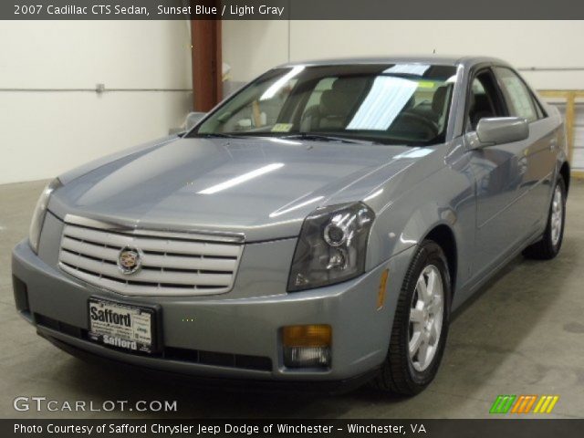 2007 Cadillac CTS Sedan in Sunset Blue