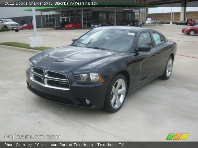 2012 Dodge Charger SXT in Blackberry Pearl