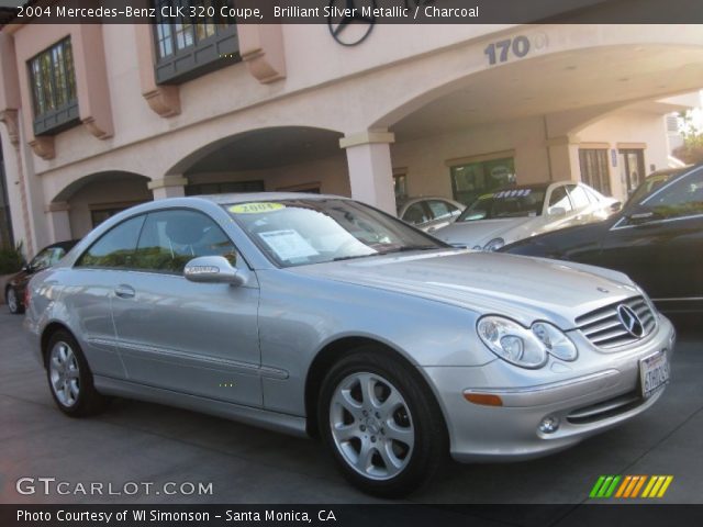 2004 Mercedes-Benz CLK 320 Coupe in Brilliant Silver Metallic