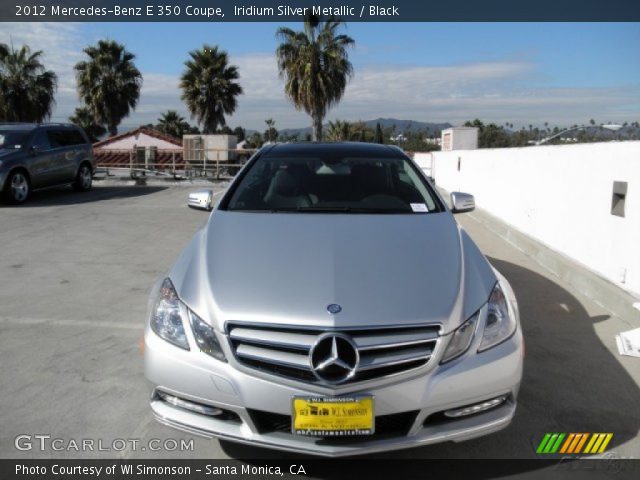 2012 Mercedes-Benz E 350 Coupe in Iridium Silver Metallic