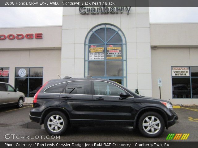 2008 Honda CR-V EX-L 4WD in Nighthawk Black Pearl