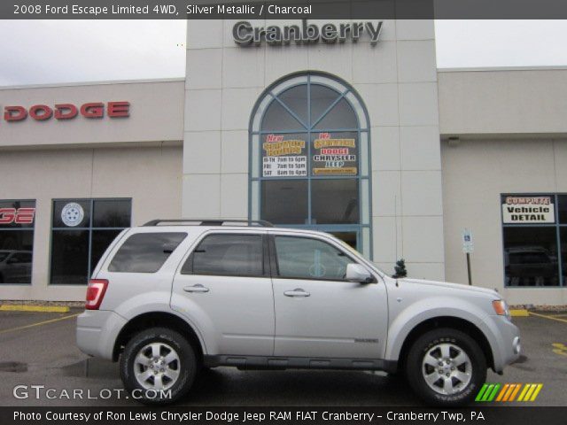 2008 Ford Escape Limited 4WD in Silver Metallic