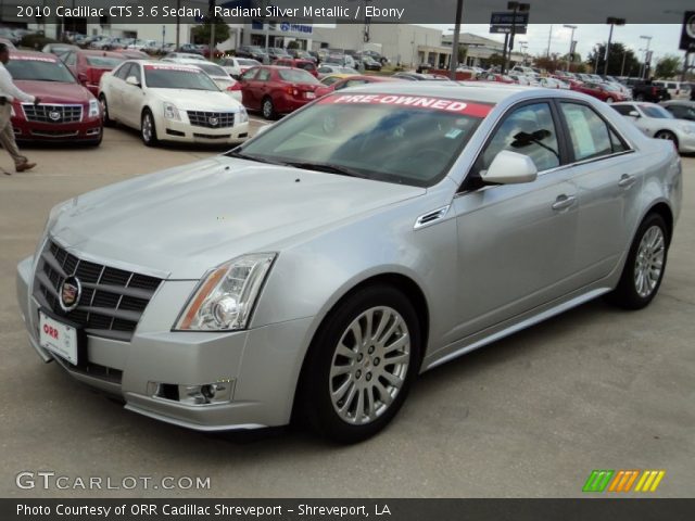 2010 Cadillac CTS 3.6 Sedan in Radiant Silver Metallic
