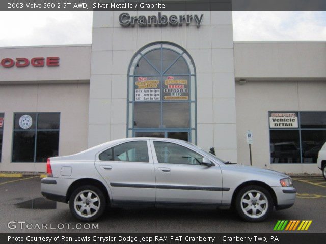 2003 Volvo S60 2.5T AWD in Silver Metallic