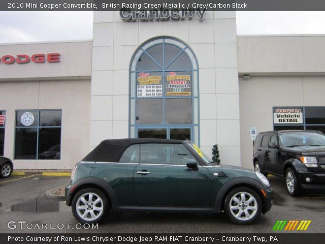 2010 Mini Cooper Convertible in British Racing Green Metallic