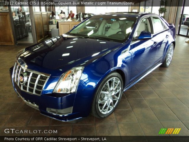 2012 Cadillac CTS 3.0 Sedan in Opulent Blue Metallic