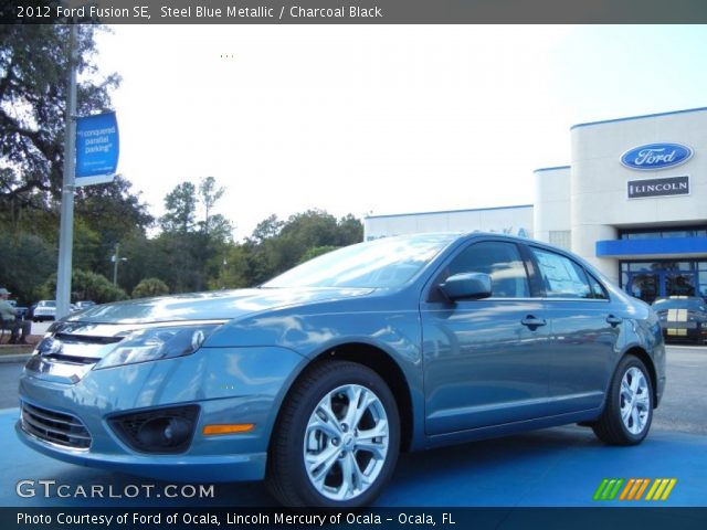 2012 Ford Fusion SE in Steel Blue Metallic