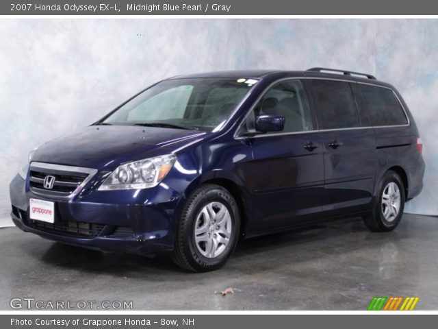 2007 Honda Odyssey EX-L in Midnight Blue Pearl