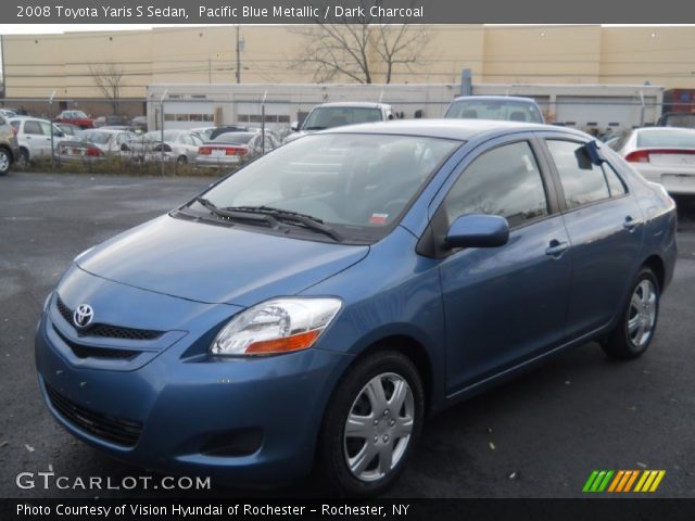 2008 Toyota Yaris S Sedan in Pacific Blue Metallic