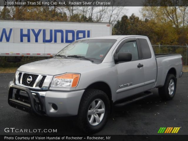 2008 Nissan Titan SE King Cab 4x4 in Radiant Silver