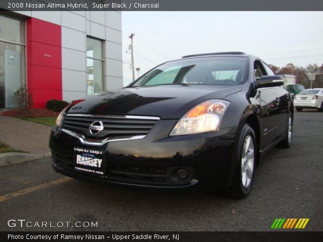 2008 Nissan Altima Hybrid in Super Black