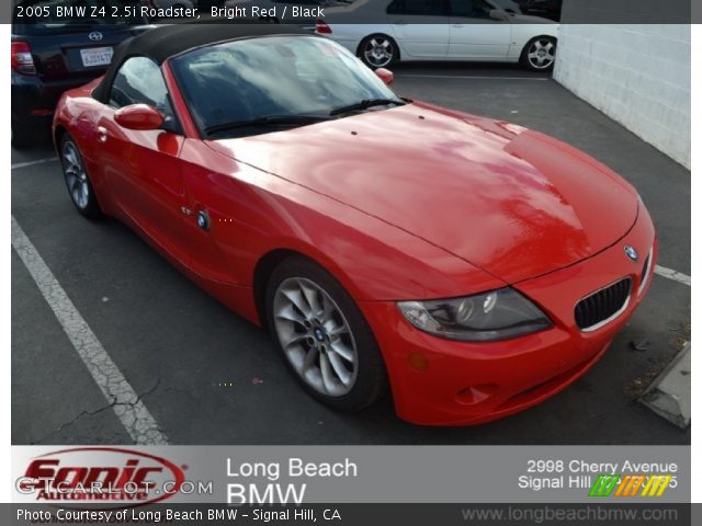 2005 BMW Z4 2.5i Roadster in Bright Red