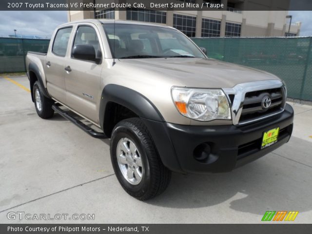 2007 Toyota Tacoma V6 PreRunner Double Cab in Desert Sand Mica