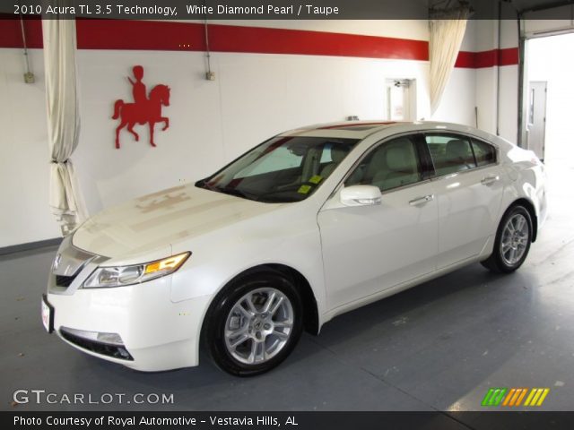 2010 Acura TL 3.5 Technology in White Diamond Pearl