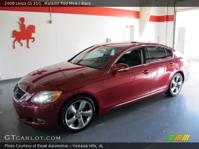 2008 Lexus GS 350 in Matador Red Mica