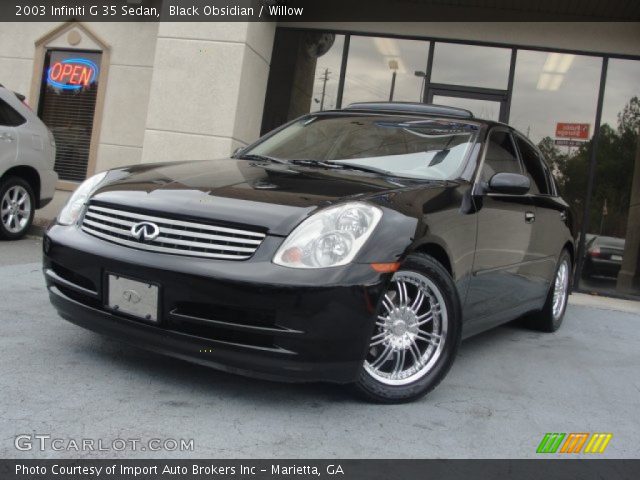 2003 Infiniti G 35 Sedan in Black Obsidian