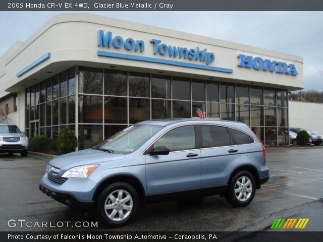 2009 Honda CR-V EX 4WD in Glacier Blue Metallic