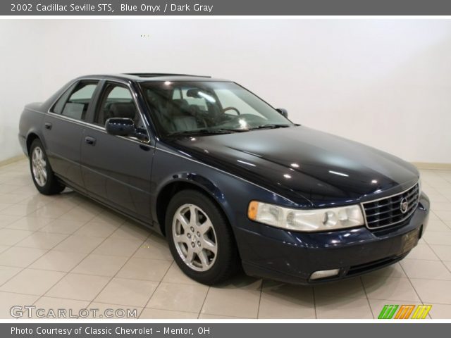 2002 Cadillac Seville STS in Blue Onyx