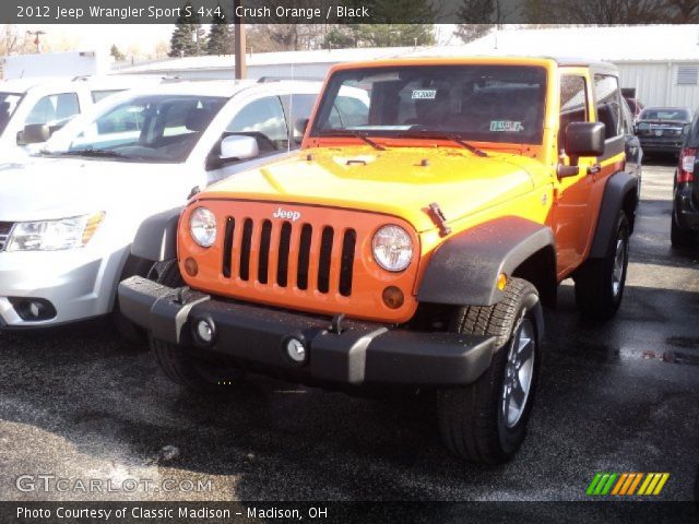 2012 Jeep Wrangler Sport S 4x4 in Crush Orange
