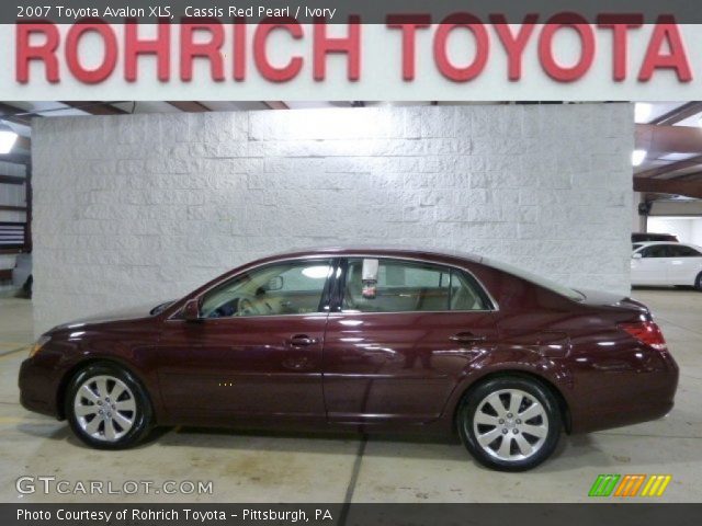 2007 Toyota Avalon XLS in Cassis Red Pearl