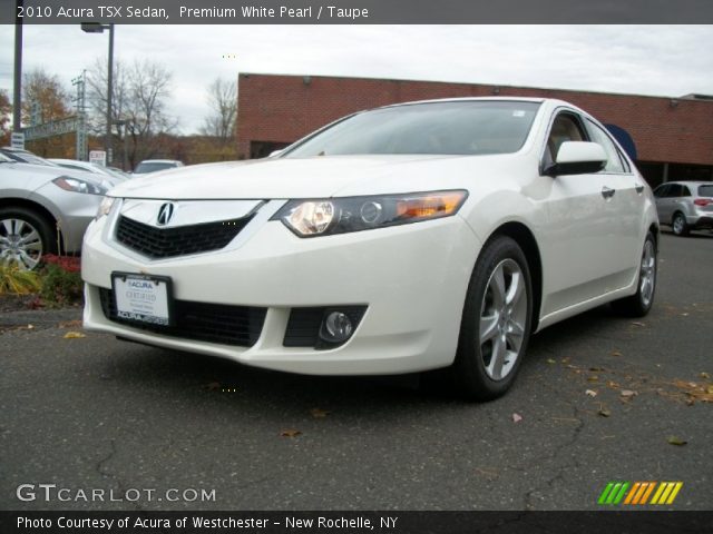 2010 Acura TSX Sedan in Premium White Pearl